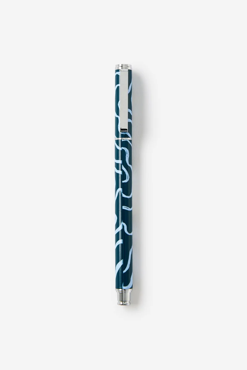 Typo Print Play Rollerball Capped Pen